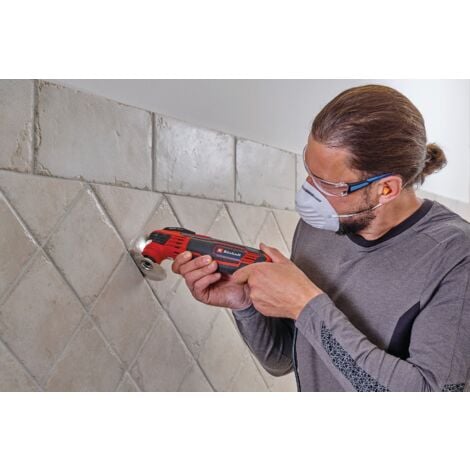 Einhell Outil multifonction TE-MG 350 EQ (350 W, vitesse doscillation variable de 22 000 à 40 000 oscillations/min) Livré avec coffret et accessoires