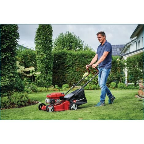 Einhell Tondeuse à gazon thermique GC-PM 40/2 (132cc, surfaces jusquà 800 m², Largeur de coupe 40 cm)
