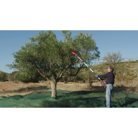 Einhell Secoueur de fruits sans fil GE-FS 18/53 Li-Solo Power X-Change (18V, Hauteur de travail avec fonction télescopique, Dents légères et robustes) Livré sans Batterie ni Chargeur