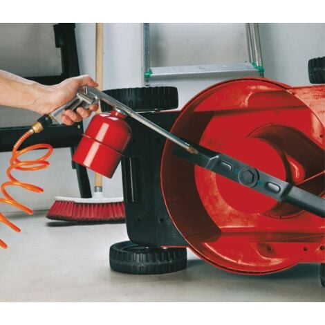 Einhell Pistolet à pulvériser pour compresseur (Pression maximale 3-6 bar - Contenance 0,9 l - Volume d'air minimum 150 l/min)