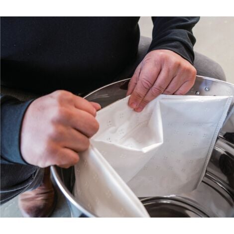 Einhell 5 Sacs de rechange non-tissés pour aspoussière 15 litres (compatible avec les aspirateurs eau et poussière de 15 litres)