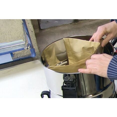 Einhell 5 Sacs de rechange pour aspirateur 40 litres (compatible avec les aspirateurs eau et poussière de 40 litres)