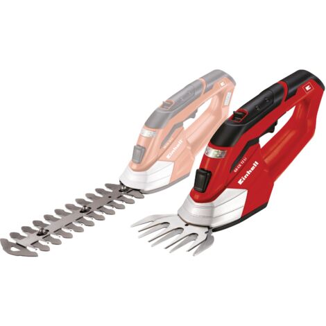 [Ancienne version] Einhell Cisaille à gazon et taille-buissons sans fil GE-CG 12 Li (12 V, Autonomie 100 min, Largeur de coupe lame taille-buissons 19 cm) Livré avec 1 chargeur et des accessoires