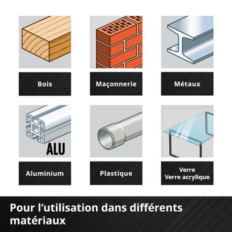 Einhell Set M-CASE Coffret de 42 embouts de vissage (embouts S2 de 25 mm, embouts S2 de 50 mm, support magnétique, clé à douille, support d'embouts à changement rapide)