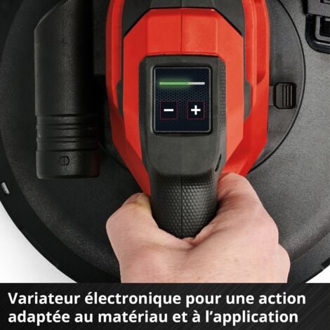 Einhell Professional Ponceuse murale sans fil TP-DWS 18/225 Li BL Solo (18V, moteur PurePOWER brushless,Diamètre de ponçage 225 mm ) Livré sans Batterie ni Chargeur
