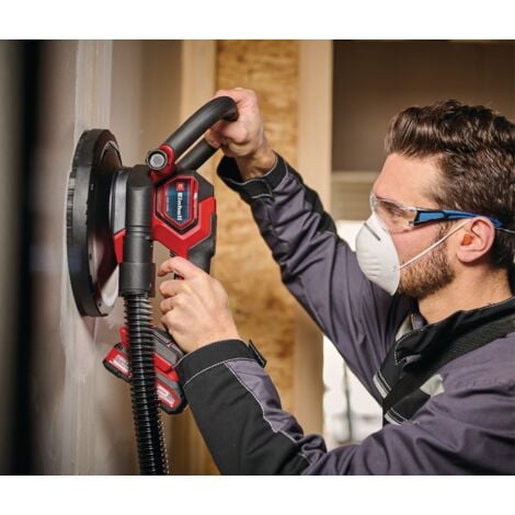 Einhell Professional Ponceuse murale sans fil TP-DWS 18/225 Li BL Solo (18V, moteur PurePOWER brushless,Diamètre de ponçage 225 mm ) Livré sans Batterie ni Chargeur