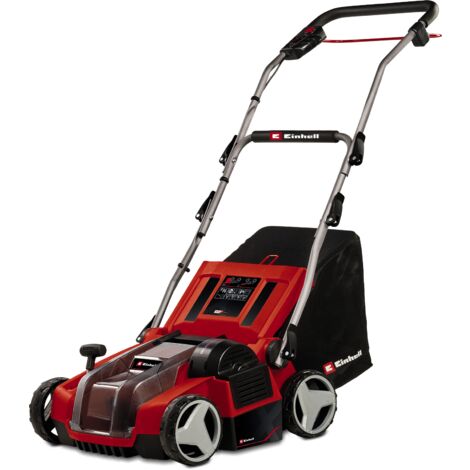 Einhell Scarificateur-aérateur sans fil GE-SA 36/35 Li-Solo PXC (36 V, Brushless, rouleau de scarification 35 cm) Livré sans batterie ni chargeur