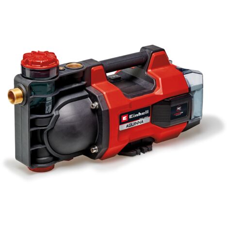 Einhell Pompe d'arrosage sans fil AQUINNA 36/34 Solo Power X-Change (36V, Débit max. 3,400 L/h, Pression 3,7bar, mode ECO et BOOST) Livré sans Batterie ni Chargeur