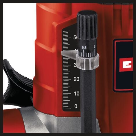 Einhell Défonceuse TC-RO 1155 Kit (1 100 watts, adaptateur d'extraction Ø 35 mm) Livré avec Accessoire et un jeu de fraisage de 15 pièces