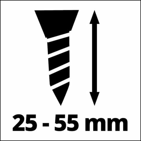 Einhell Chargeur de vis pour visseuses cloisons sèches (pour vis à fixation rapide de longueur 25 à 55 mm, embout inclus)