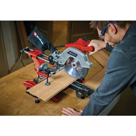 Einhell Scie à onglet radiale TE-SM 10 L Dual (2 100 W, lame de 254 mm, largeur de coupe 305 mm, profondeur de coupe 85 mm)