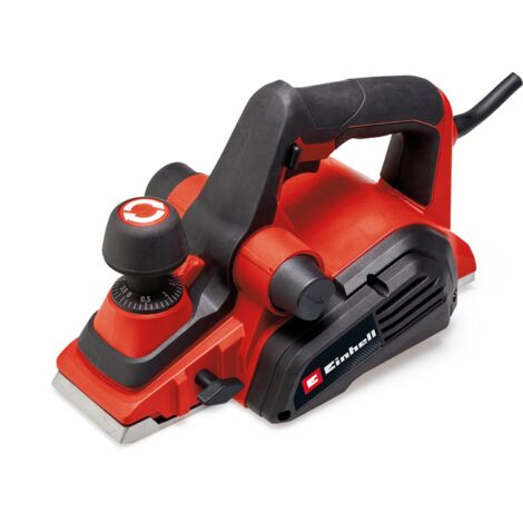 Einhell Rabot électrique TE-PL 920 (profondeur de passe jusqu'à 3,5 mm, semelle avec 3 rainures en V, avec butée parallèle et fer TCT)