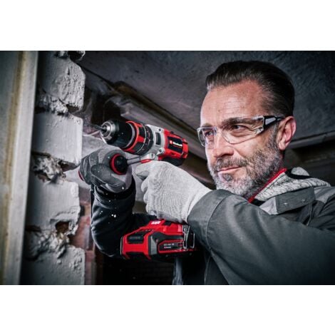 Einhell Professional Perceuse Visseuse à percussion sans fil TP-CD 18/80 Li-i BL (2x2,0Ah) Power X-Change (18 V, moteur Brushless, Couple 80 Nm) Livré avec 2 Batteries 2,0 Ah et un Chargeur