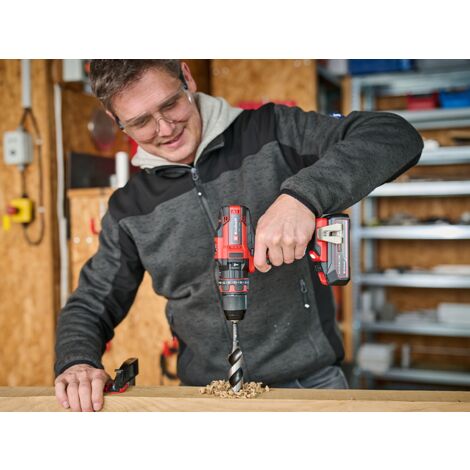 Einhell Perceuse-Visseuse Sans Fil TE-CD 18/40-1 Li Power X-Change 18V – 40 Nm, 2 Batteries 1,5Ah + Chargeur Rapide 30min