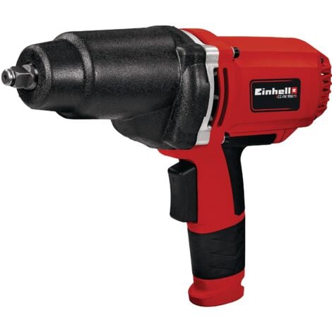 Einhell Visseuse à Chocs CC-IW 950/1 (950 W, 2300 tr/min, couple max. 450 Nm, interrupteur à bascule, poignée souple, incl. clés à douille des tailles suivantes : 17, 19, 21 et 22 mm).