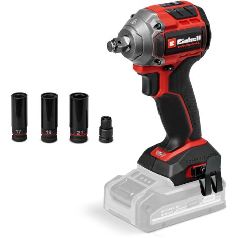 Einhell Professional Boulonneuse Compact sans fil TP-CW 18/260-C Li BL - Solo Power X-Change (18V, 260 Nm, Moteur sans charbon) Livré sans Batterie ni Chargeur