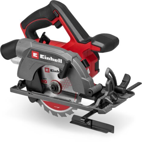 Einhell Scie circulaire  Ø150mm sans fil TE-CS 18/150-2 Li-Solo Power X-Change (18V, 4200 trs/min, lame 18 dents) Livré sans Batterie ni Chargeur