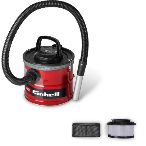 Einhell Aspirateur à cendres TC-AV 1830 D (800W, cuve en fer 18L,  performance d’aspiration de 170 mbar)