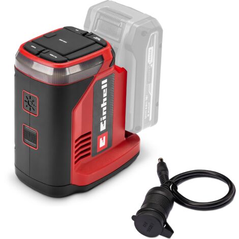 Einhell Station d’énergie Portable TE-ES 18/150/1 Li-C-Solo Power X-Change (18V, onduleur, Prises 230 V et 12 V, Ports USB-A et USB-C PD) Livré sans Batterie ni Chargeur