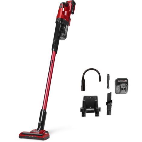 Einhell Aspirateur-balai sans fil TE-SV 18 Li (1 x 4,0 Ah) PXC (18 V, sans sac, technologie cyclonique, mode BOOST) Livré avec Batterie 4,0 A et Chageur