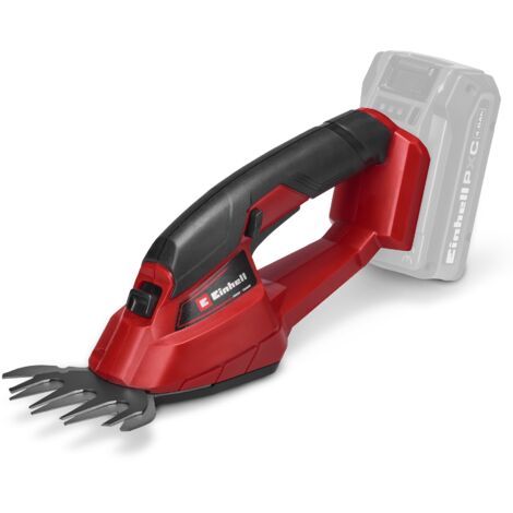 Einhell Cisaille à gazon sans fil GC-CG 18/1 Li Solo PXC (18V, Largeur de coupe 10cm) Livré sans Batterie ni Chargeur