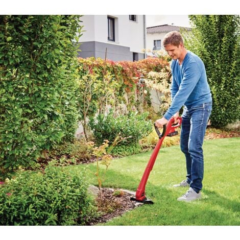 Einhell Coupe-bordures sans fil GC-CT 18/24 Li P - Solo Power X-Change (18V, Diam. De coupe lame 24 cm, avec 20 lames plastique) Livré sans Batterie ni Chargeur