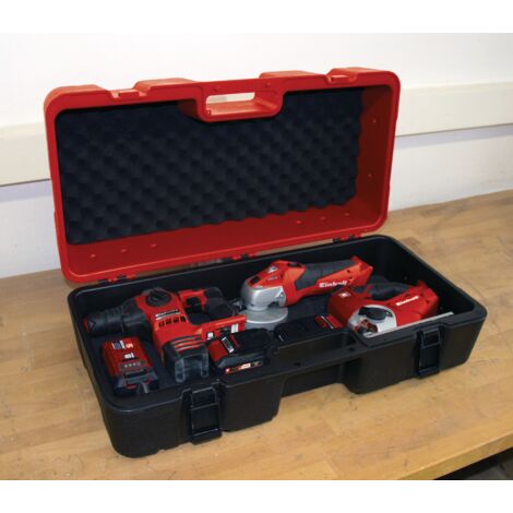 Einhell Coffret de rangement E-Box L70/35 (250x700x350mm, charge maximale de 50 kg, Pour 3 machines)