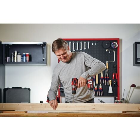 Einhell Professional Perceuse Visseuse sans fil TP-CD 18/50 Li BL Power X-Change (Li-ion, 18V, moteur sans charbon, Couple 50 Nm) Livré avec 2 Batteries 2,0Ah et un Chargeur