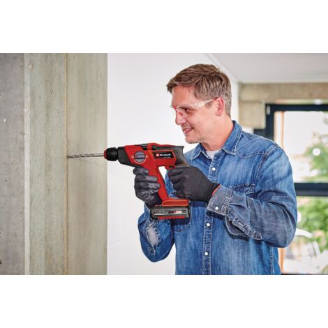 Einhell Professional Marteau Perforateur sans fil HEROCCO 5 - Power X- Change (18V, 2.2J, SDS-Plus, avec coffret de transport E-Box, moteur sans charbon) Livré avec Batterie 3,0Ah et Chargeur Einhell Professional Marteau Perforateur sans fil HEROCCO 5 - Power X- Change (18V, 2.2J, SDS-Plus, avec coffret de transport E-Box, moteur sans charbon) Livré avec Batterie 3,0Ah et Chargeur