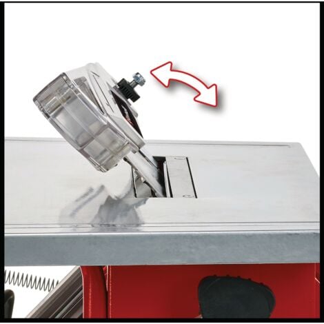 Einhell Scie circulaire sur table TC-TS 200 (lame de scie inclinable, butée dangle (+/- 60°), butée parallèle dotée dun dispositif de blocage des deux côtés