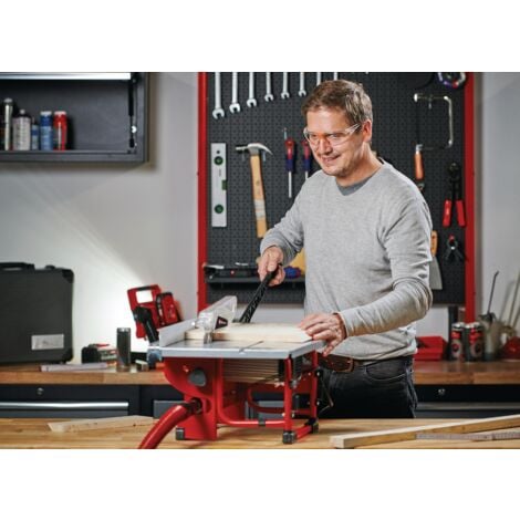 Einhell Scie circulaire sur table TC-TS 200 (lame de scie inclinable, butée dangle (+/- 60°), butée parallèle dotée dun dispositif de blocage des deux côtés