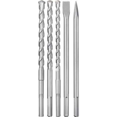 Jeu De 3 Burins SDS-max Einhell - 2 Plats (25mm Et 40mm) Et 1 Pointeau, 400 Mm