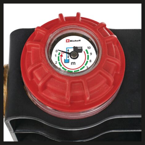 Einhell Pompe darrosage GE-GP 1246 N FS (1 200 W, 4 600 litres par heure, indicateur de niveau deau/dencrassement/ daspiration, protection contre la marche à vide, capteur de débit avec LED)