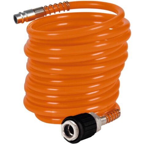 Einhell Kit de 3 accessoires pour Compresseur (Pistolet de soufflage, manomètre de gonflage, tuyau de 5m (diamètre intérieur 6 mm))