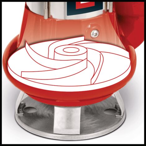 Einhell Pompe dévacuation pour eaux chargées GC-DP 1340 G (1300 W, Hauteur de refoulement 10 m, Câble dalimentation 10 m, Corps en INOX, Livrée avec Filin 6 mètres)