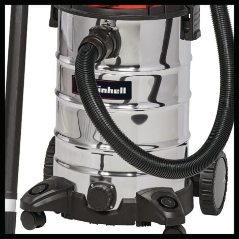 Einhell Aspirateur eaux et poussières TC-VC 1930 SA (1500 W, Cuve 30L, Prise synchro OEP, Livré avec accessoires)