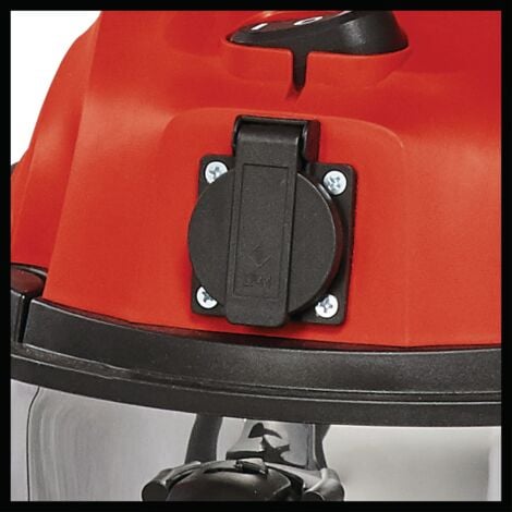 Einhell Aspirateur eaux et poussières TC-VC 1930 SA (1500 W, Cuve 30L, Prise synchro OEP, Livré avec accessoires)