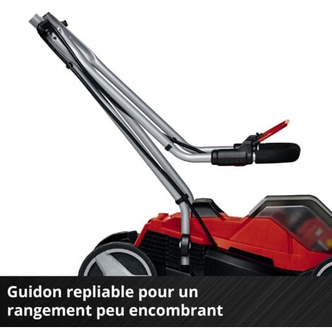Einhell Tondeuse à gazon sans fil GE-CM 36/33 Li Kit - Power X-Change (36 V, 33 cm Largeur de Coupe) Livré avec 2 Batteries 2,5 Ah et 2 Chargeurs