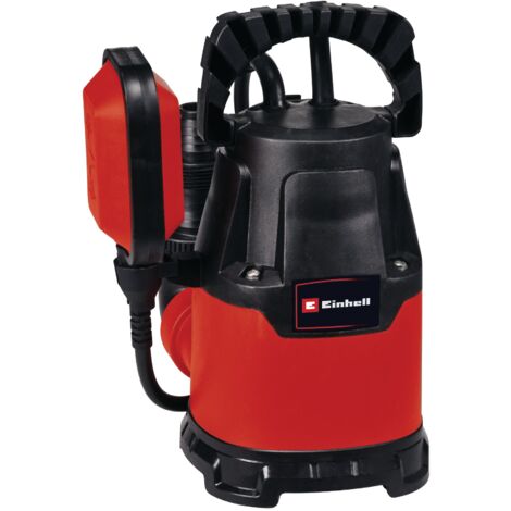 Einhell Pompe d’évacuation pour eaux claires GC-SP 2275 (220 W, 7 500 L/heure, hauteur de refoulement max. 6 m, aspiration à plat jusqu’à 5 mm)