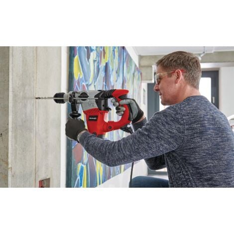 Einhell Marteau Perforateur RT-RH 32 Kit (1250 W, Force de frappe: 3,5J, Coffret de Rangement Inclus, 10 accessoires)