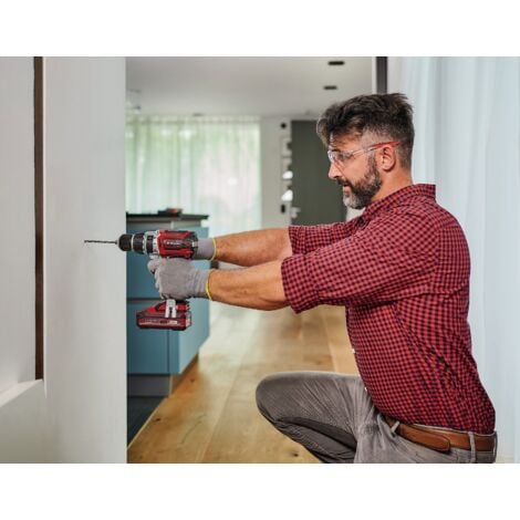 Einhell Professional Perceuse Visseuse à percussion sans fil TP-CD 18/60 Li-i BL +39 Power X-Change (18V, moteur sans charbon, Couple 60 Nm) Livré avec 2 Batteries 2,0Ah, Chargeur et 39 Accessoires