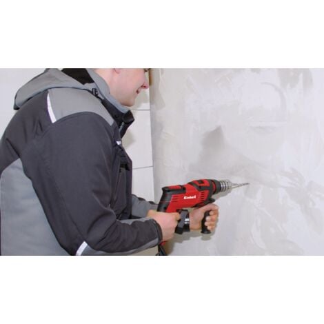 Einhell Perceuse à percussion TH-ID 1000 E (1010 W, Capacité de perçage : bois 32 mm, béton 16 mm, métal 13 mm, Collier de serrage 43 mm, Livrée avec accessoires)