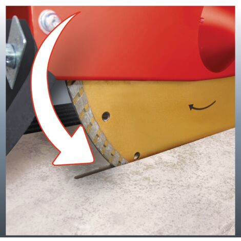 Einhell Coupe-carrelage TE-SC 920 L (2200 W, Longueur de coupe 920 mm, Interrupteur de sécurité, Butée d'angle réglable,Pieds stables)