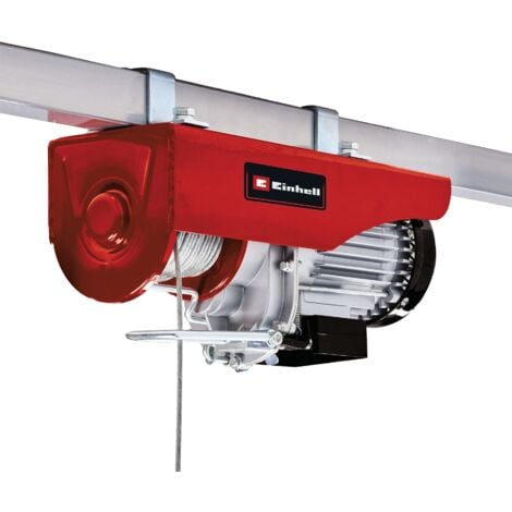 Einhell Palan électrique TC-EH 600 (1050W , Hauteur d'élévation sans poulie : 5,7 m, Interrupteur de fonctionnement avec arrêt d'urgence)