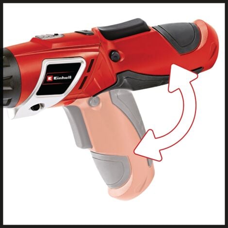 Einhell Visseuse sans fil TC-SD 3,6 Li (3,6 V, 1,3 Ah, Couple : 3 Nm, Rotation droite/gauche, Eclairage LED) Livré avec 6 embouts