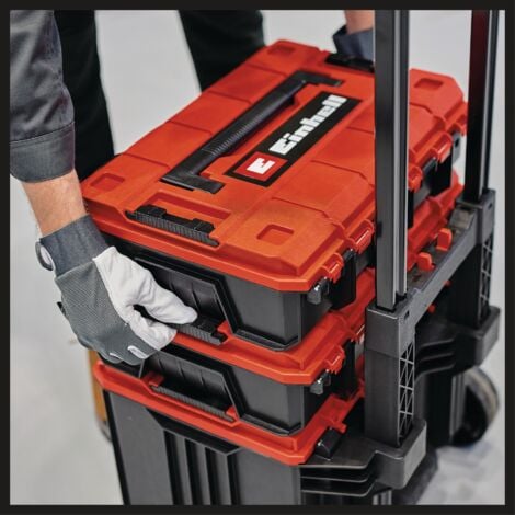 Einhell Coffret de rangement E-Case L (120 kg max, pour le rangement modulable déquipements sensibles)