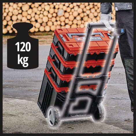 Einhell Coffret de rangement E-Case L (120 kg max, pour le rangement modulable déquipements sensibles)