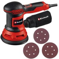 Einhell Ponceuse excentrique TC-RS 425 E (425 W, Ø 125 mm, vitesse max. 26 000 oscillations/min) Livré avec 3 feuilles abrasives