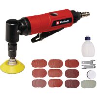 Einhell Meuleuse d’angle pneumatique TC-PA 50 (pression de service 6,3 bar, consommation d’air 113 l/min, plateau de ponçage Ø 50 mm, divers disques abrasifs inclus)