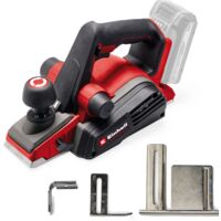 Einhell Professional Rabot sans fil TP-PL 18/3 Li BL-Solo PXC (18V, Brushless, largeur rabotage 82mm, profondeur de passe 3mm max) Livré sans Batterie ni Chargeur